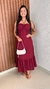 Vestido Midi Frente Unica Com Bojo Crisconf