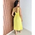Vestido Midi Com Bojo Latex Nas Costa Donna Elegante - Crisconf-Vestuários e Acessórios