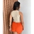 Imagem do Short Feminino Linho Elastico No Coz