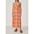 Vestido Midi Estampado Colcci Alça Regulavel Amarração Frontal na internet