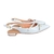 Imagem do Sapatilha Slingback Aberta Feminina Fivela Verniz Vizzano