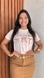 T.Shirt Estampada Laço Gola Redonda Crisconf na internet