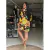 Conjunto Duna Estampado Kimono Com Short Saia na internet