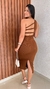 Vestido Midi Ana Ruga Costa De alça Com Bojo Crisconf - comprar online