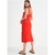 Vestido Midi Slim Com Amarração Frontal Colcci - Crisconf-Vestuários e Acessórios