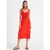 Vestido Midi Slim Com Amarração Frontal Colcci na internet