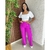Cropped Com Bojo Mangas Bufantes Lastex Costa Crisconf