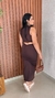Vestido Com Abertura Laterais Empina Bumbum Crisconf - loja online