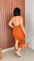 Vestido Midi Canelado Costa Nua Com Bojo Crisconf - comprar online