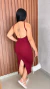 Vestido Midi Canelado Costa Nua Com Bojo Crisconf - loja online