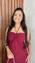 Vestido Midi Frente Unica Com Bojo Crisconf - comprar online