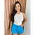 Short Feminino Linho Elastico No Coz