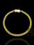 Pulseira Grumet Dupla 4,5mm Fecho Gaveta com Trava Dupla Banhada a Ouro 18K