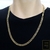 Corrente Grumet Duplo 70cm 7mm Fecho Gaveta Banhada a Ouro 18K
