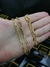 Corrente Cadeado Alongado 60cm 6mm Fecho Canhão Banhada a Ouro 18K (28G) - SYNC MORE JOIAS
