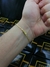 Pulseira 3x1 3mm Fecho Gaveta com Trava Banhada a Ouro 18K na internet