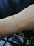 Pulseira Tijolinho 1,5mm Fecho Tradicional Banhada a Ouro 18K - SYNC MORE JOIAS