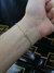 Pulseira Cadeado Alongado 2,5mm Fecho Tradicional Banhada a Ouro 18K - comprar online