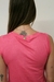 Regata Cropped Viscolinho - Rosa Chiclete - Bee Basic
