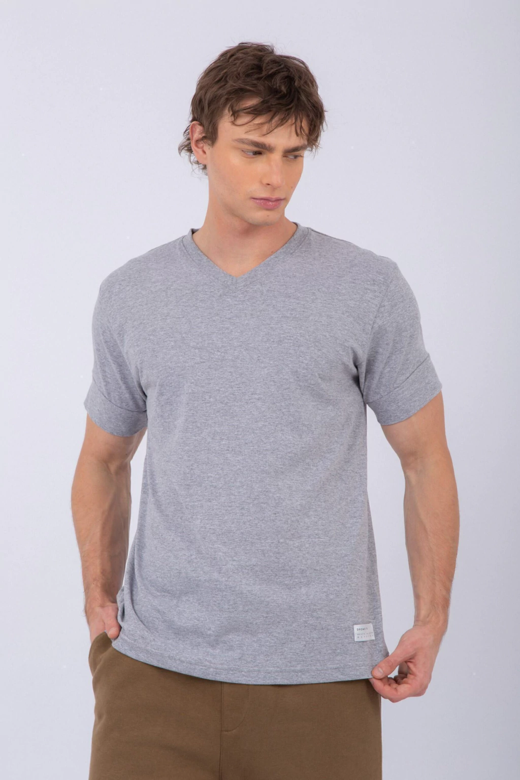 Remera cuello en v