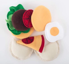 ÚLTIMAS 5 UNIDADES! COCINITA de tela + OLLITAS + VERDURAS + FRUTAS + COMIDITAS! - Ainé Juguetes
