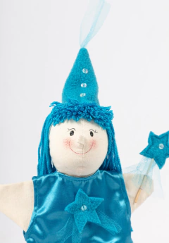 Títere de Guante - Hada Turquesa - Ainé Juguetes