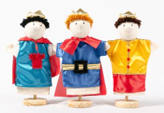 Combo Club de Príncipes x 3 Títeres de Guante