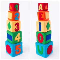 Cubo Torre x 5 - Ainé Juguetes