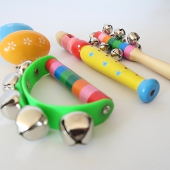 Set de 5 Instrumentos + Canasta ROJA en internet