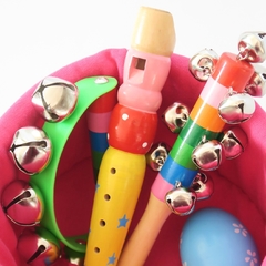 Set de 5 Instrumentos + Canasta FUCSIA - comprar online