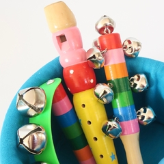 Set de 5 Instrumentos + Canasta TURQUESA en internet