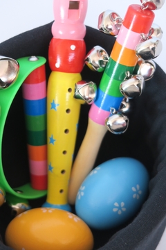 Set de 5 Instrumentos + Canasta NEGRA - comprar online