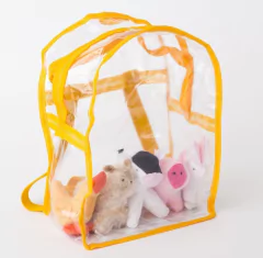 Mochila De Pvc Con 5 Animales De Granja