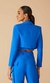 BLAZER CROPPED ALFAIATARIA AZUL KLEIN