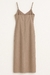 VESTIDO LINHO ALINE MARROM - comprar online