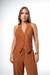 WIDE LEG ALFAIATARIA NATÁLIA MARROM - loja online
