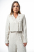 BLAZER CROPPED MARIANA BEGE - comprar online