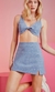 TOP DECOTE TORCIDO JEANS AZUL - KOE