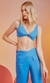 CALÇA CINTURA BAIXA VEGAS AZUL MIRTILO - KOE