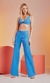 CALÇA CINTURA BAIXA VEGAS AZUL MIRTILO