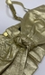 TOP COURO METALIZADO DOURADO - loja online