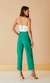 CALÇA DETALHE PREGA VERDE ESMERALDA na internet