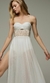 VESTIDO SOUTACHE SEM ALÇA COM FENDAS OFF WHITE - comprar online