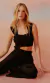 BLUSA TRICOT DECOTE DIAMANTE PRETO