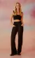 BLUSA TRICOT DECOTE DIAMANTE PRETO na internet