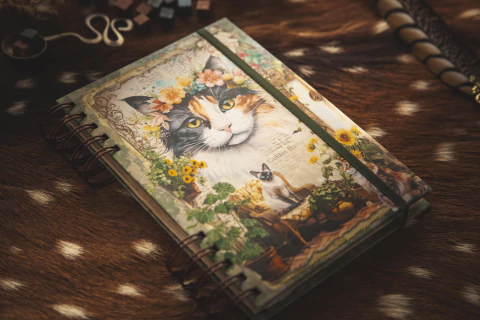 Diario Anillado de Gatos