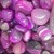 PIEDRAS ROLADAS AGATA FUCSIA X 100 GRS