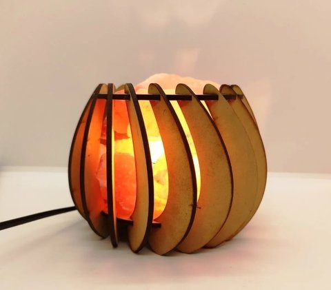 LAMPARA DE SAL DEL HIMALAYA - DECORACION FENG SHUI