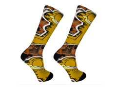 Meias Divertidas Cano Alto Garfield na internet