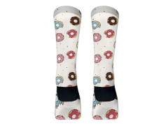 Meias Divertidas Cano Alto Rosquinhas/ Donuts - comprar online